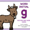 WORD INITIAL 'g' - PICTURE AND WORD CARDS