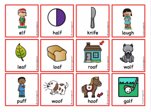 WORD FINAL 'f' - PICTURE AND WORD CARDS - Carrie Hughes