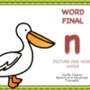 WORD FINAL 'n' - PICTURE AND WORD CARDS