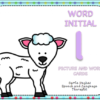 WORD INITIAL 'l'- PICTURE AND WORD CARDS