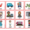 WORD INITIAL 'v'- PICTURE AND WORD CARDS - Image 2