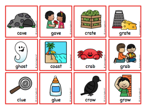 MINIMAL PAIRS - 'k' and 'g' - (Voicing/Devoicing) -PICTURE AND WORD ...