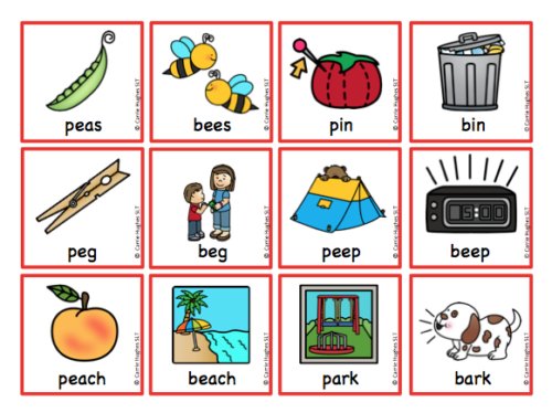 MINIMAL PAIRS - WORD INITIAL AND FINAL 'p' and 'b' - (Voicing/Devoicing ...