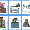 PREPOSITIONS - 'IN FRONT' and 'BEHIND' - Picture cards - Image 3