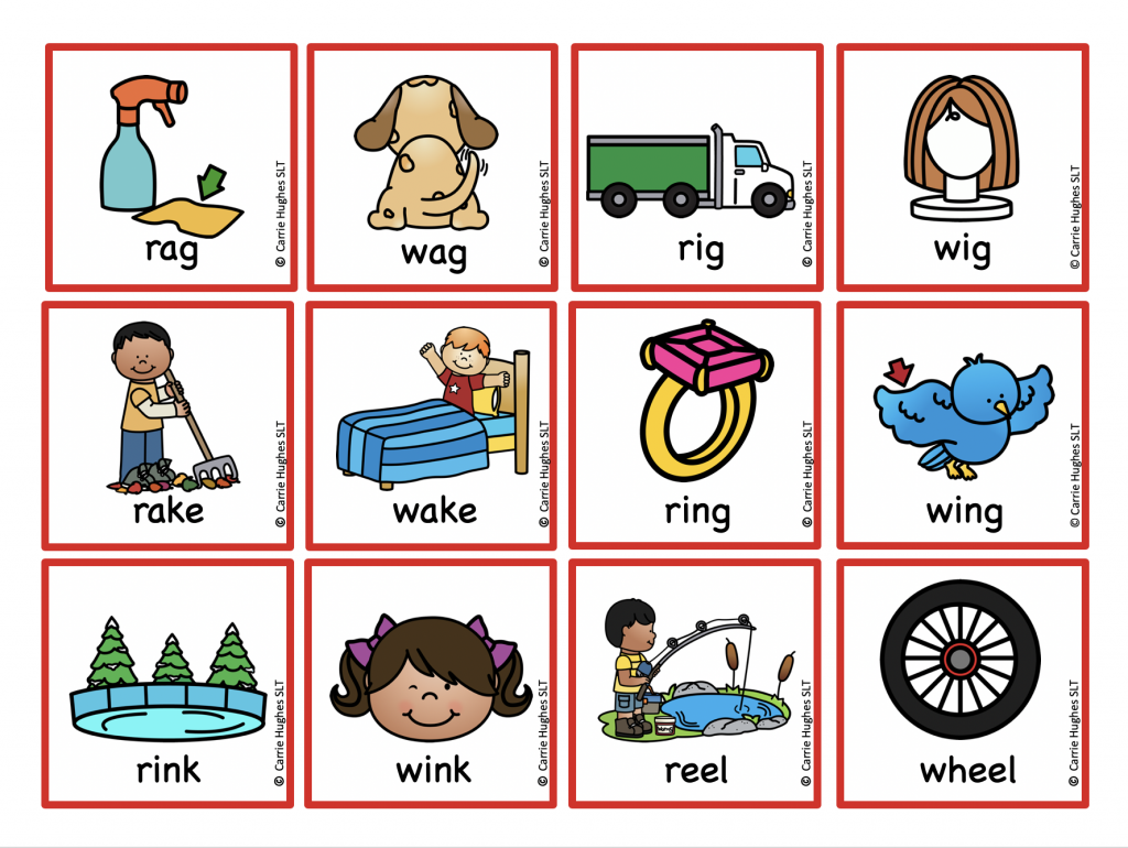 Word pairs. Uh and Ah Minimal pairs.