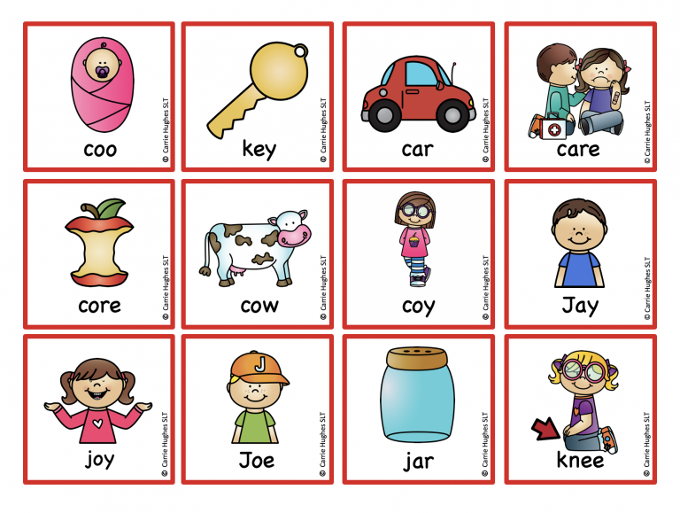 CV WORDS - PICTURE AND WORD CARDS - Carrie Hughes