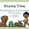 RHYME TIME - phonological awareness activities