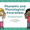 Phonemic and Phonological Awareness Assessment