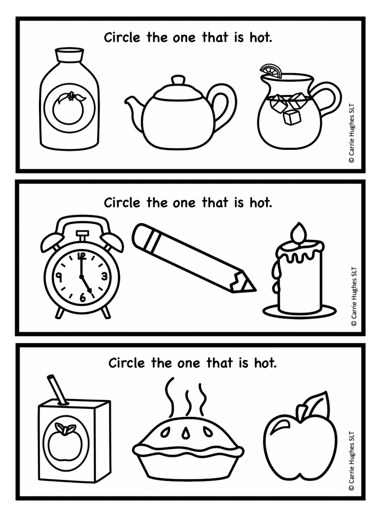 HOT AND COLD - BASIC CONCEPTS - Carrie Hughes SLT