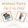 MINIMAL PAIRS CARDS - VOWELS /aɪ/ vs. /aʊ/ (eye vs. ow)
