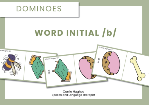 WORD INITIAL /b/ DOMINOES