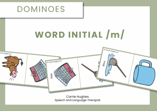 WORD INITIAL /m/ DOMINOES