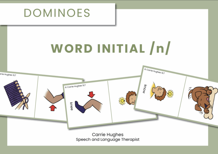 WORD INITIAL /n/ DOMINOES