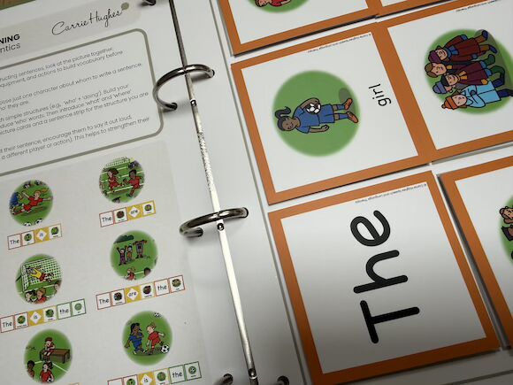FOOTBALL TRAINING - COLOURFUL SEMANTICS - PRINTED VERSION - Image 4