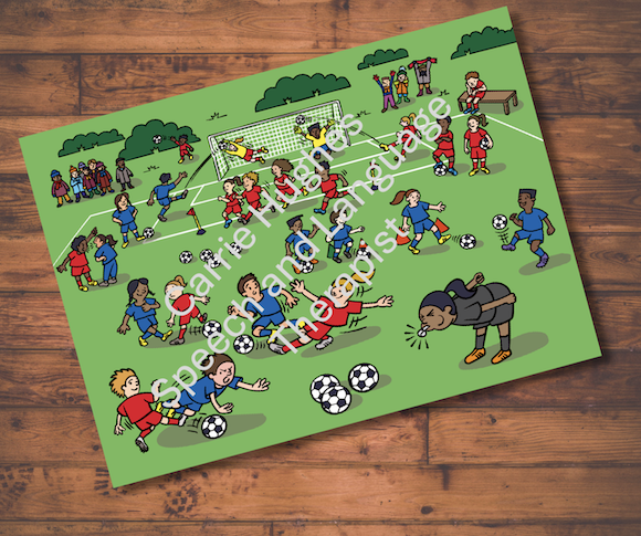 FOOTBALL TRAINING - COLOURFUL SEMANTICS - PRINTED VERSION - Image 2